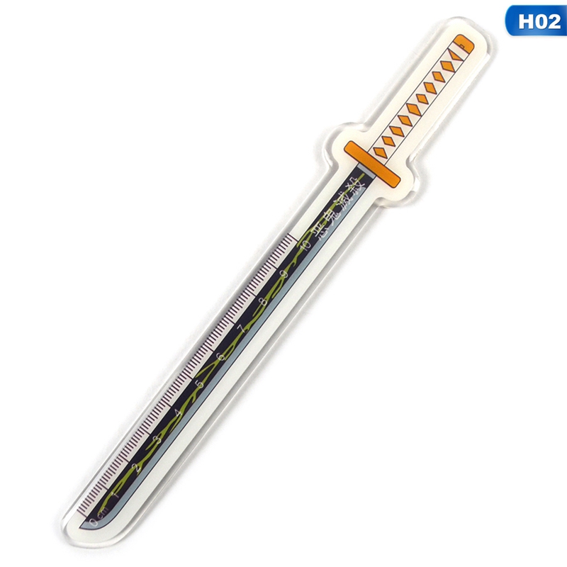 Thước nhựa họa tiết hoạt hình dễ thương dành cho học sinh