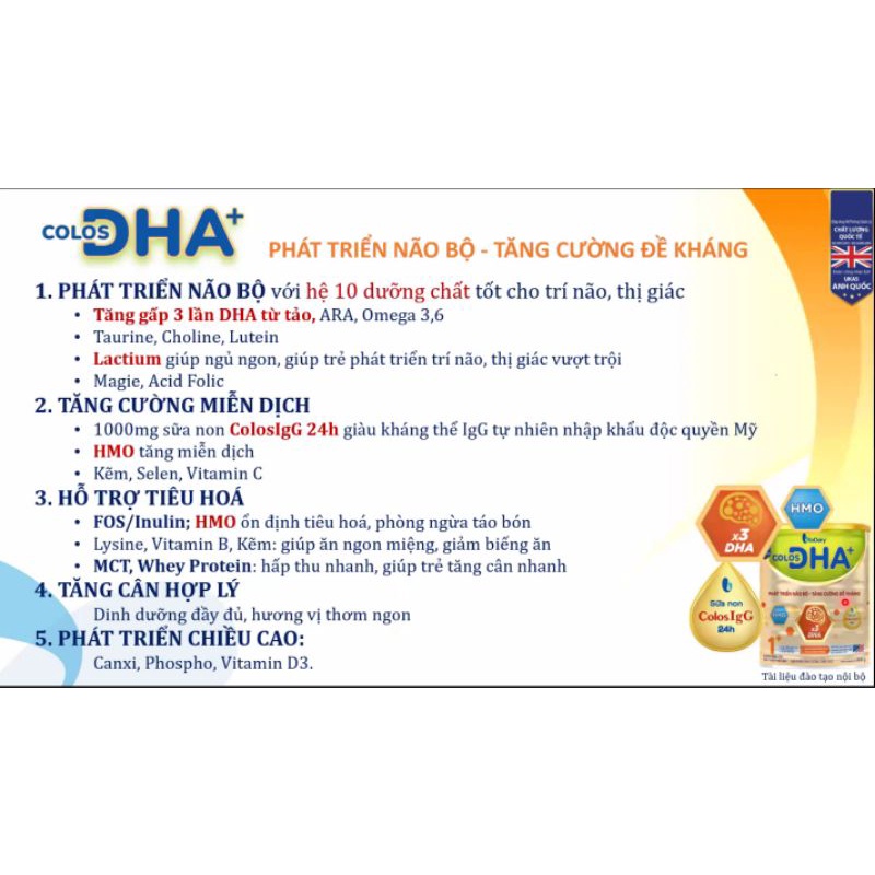 Sữa non Colos DHA Vitadairy