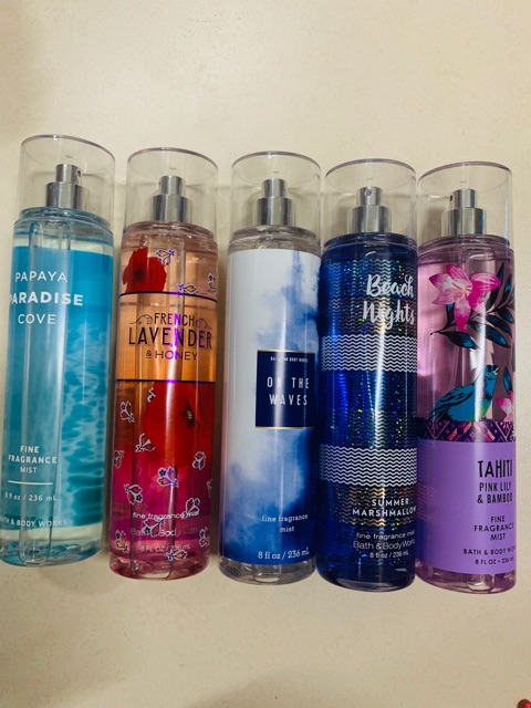Xịt thơm toàn thân Bath &amp; Body Works Hàng Chuẩn Mỹ