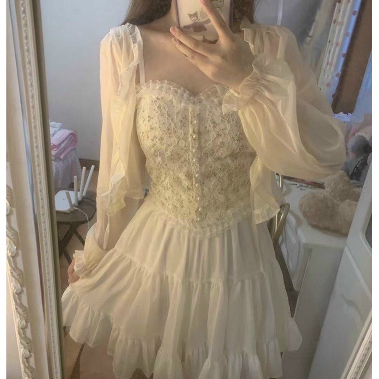 Áo Bra Hai Dây Croptop Phối Ren Họa Tiết Hoa Nhí, Áo Corset Lưng Chun Thoáng Mát | BigBuy360 - bigbuy360.vn