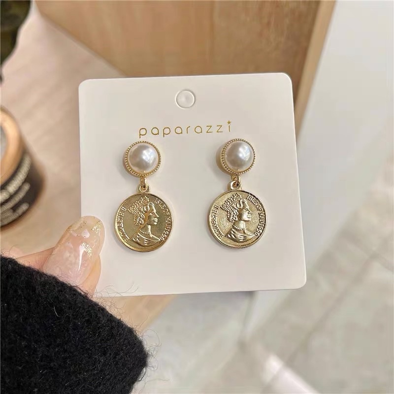 Hoa tai đính hạt phong cách châu âu - Maben