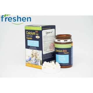 CALCIUM D3 600 Oyster shell Kapseln-Bổ sung canxi cho bà bầu, người cao tuổi (Hộp 60 viên)