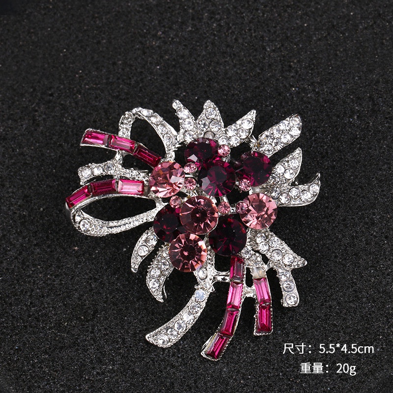 Ghim Cài Áo Đính Đá opal Cao Cấp