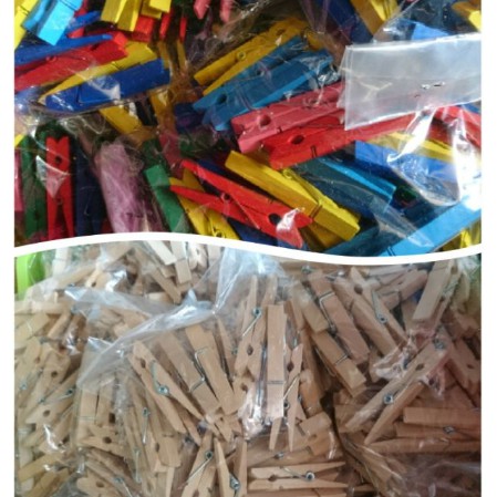 Set 50 kẹp gỗ 6 cm