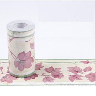 10CM x 10CM Đường viền gạch ốp bếp không thấm nước PVC tự dính LÁ ĐỎ