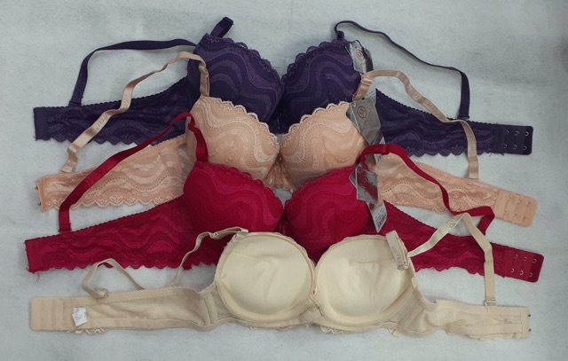 Áo ngực (028) mút dày đuôi ren cài sau 2 móc