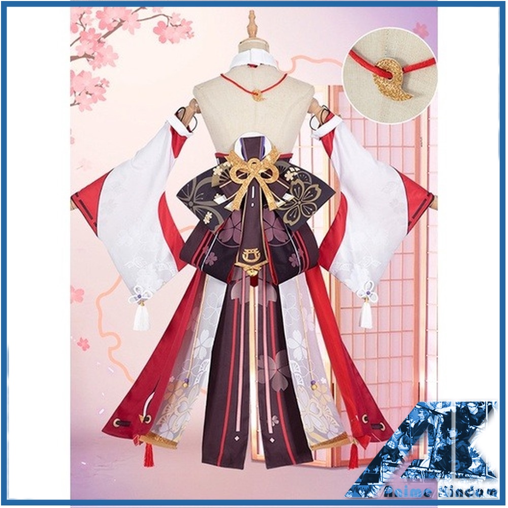 Yae Miko trang phục Cho Nữ Genshin Impact Cosplay Bộ Tóc Giả Hóa Trang Guuji