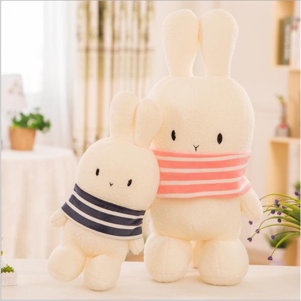 [CHUYÊN SỈ GIÁ SỐC] Gấu Bông Thỏ Trắng Lông Xù Dễ Thương Size 60cm (3 Màu)