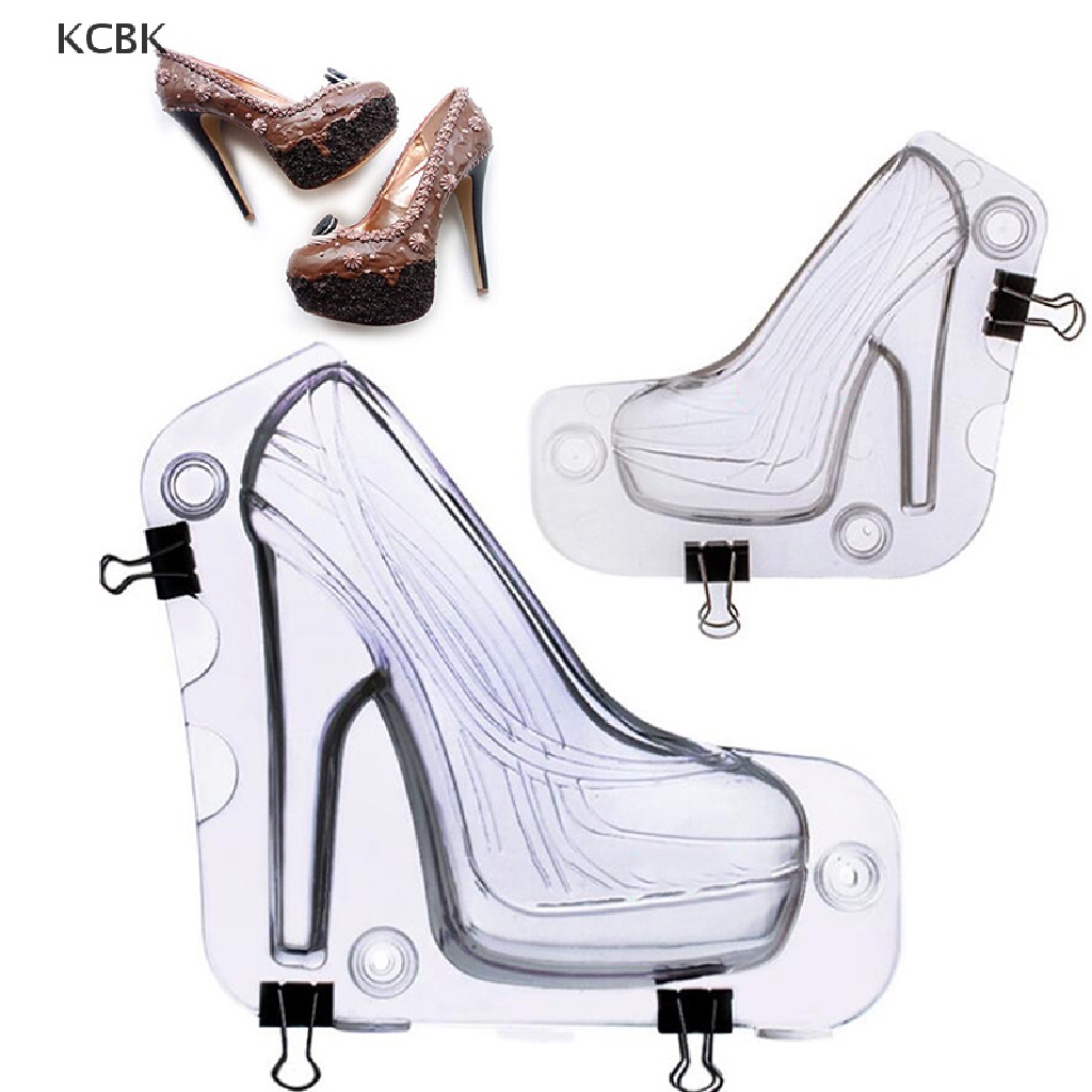 Khuôn Làm Bánh Tạo Hình Giày Cao Gót 3D DIY