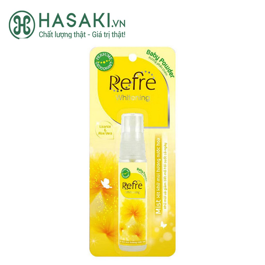 Xịt Khử Mùi Refre Whitening 30ml