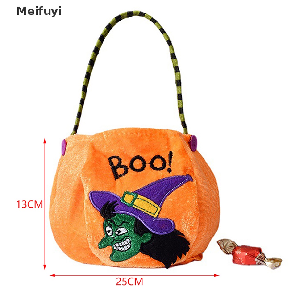 Túi Đựng Kẹo Halloween 2022 Hình Bí Ngô / Phù Thủy / Mèo Đen