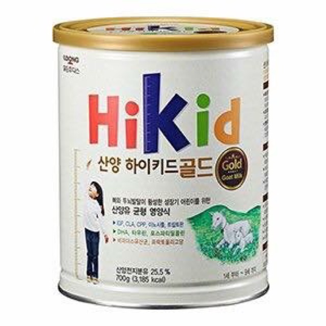 Sữa dê núi Hikid xách tay Hàn Quốc