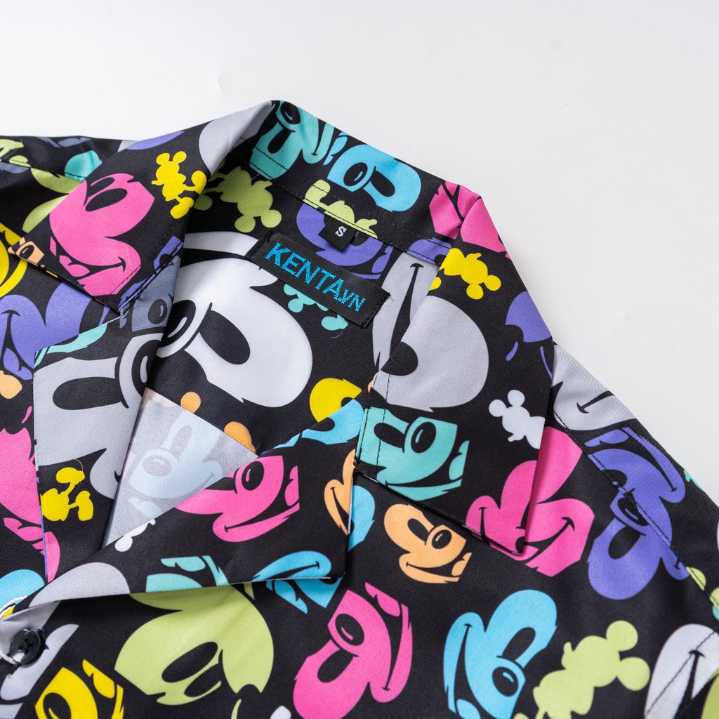 Sơ mi tay ngắn KENTA họa tiết SMN0072