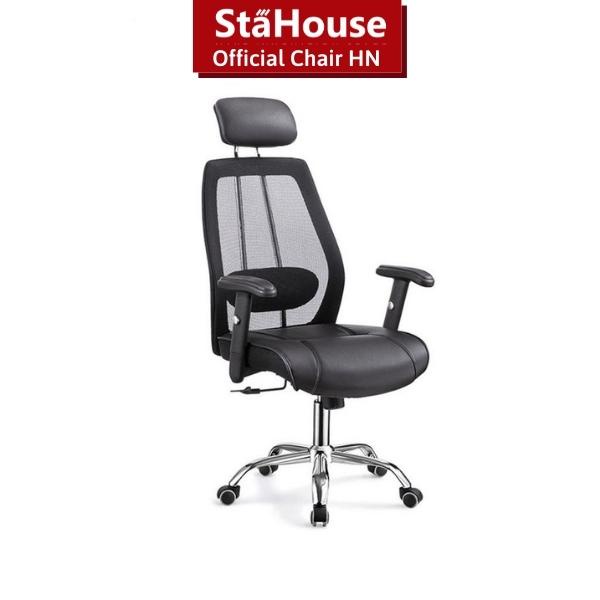 Ghế Công Thái Học Tựa Đầu Ngả Lưng Làm Việc Tại Nhà GVP713 Stahouse Official Chair HN