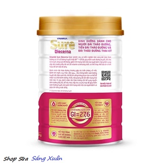 Sữa Bột Vinamilk Sure Diecerna 900g (dành cho người bị tiểu đường)