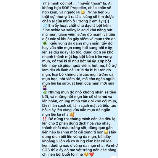 Serum mụn Propeller  và dung dịch kẽm Huyền dịch hổ trợ mụn cấp tốc Nga Salicylic BOLTUSHKA | BigBuy360 - bigbuy360.vn