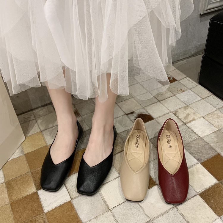 Giày Búp Bê Mũi Vuông Xinh Xắn Dành Cho Nữ 35-43 Extra 41 42 | BigBuy360 - bigbuy360.vn