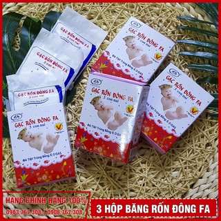 Combo 3 Hộp Gạc/Băng Rốn Cho Bé, Gạc Rốn Cho Trẻ Sơ Sinh (1 Hộp 3 Miếng)