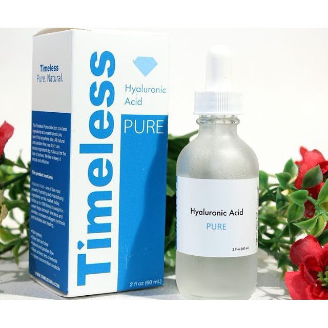 Cấp Nước Chuyên Sâu Serum Timeless Hyaluronic Acid 100% Pure 30ml/60ml Chip Skincare