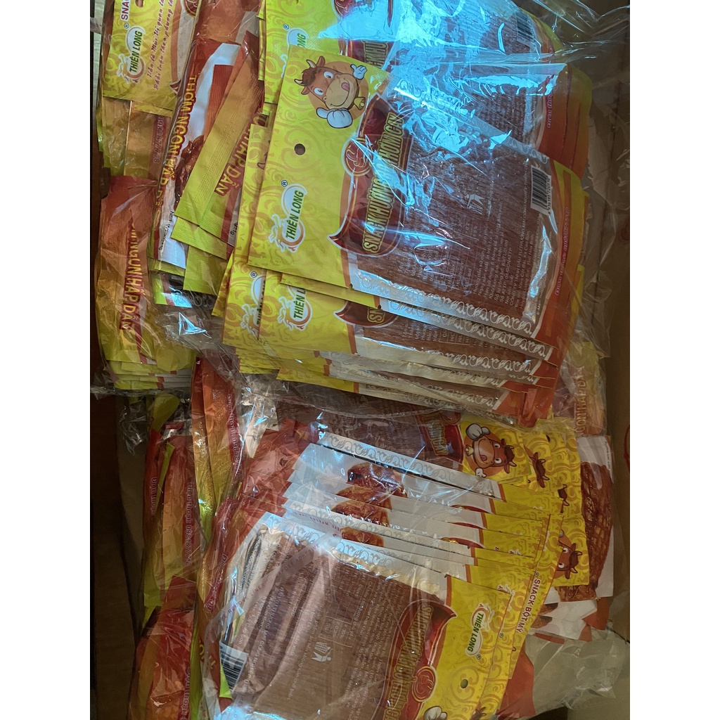 Giá sỉ 1 bịch 50 gói snack Hương Bò Thơm Cay