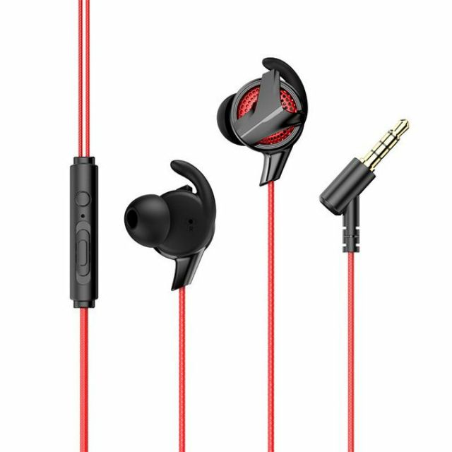 Tai nghe Gaming Baseus Gamo H15 AUX 3.5mm dành cho Game thủ (Gamer Gaming Hi-Fi Earbuds with Dual Mi