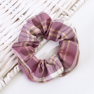 Combo 3 Cột tóc scrunchies sọc ca rô phong cách hàn quốc