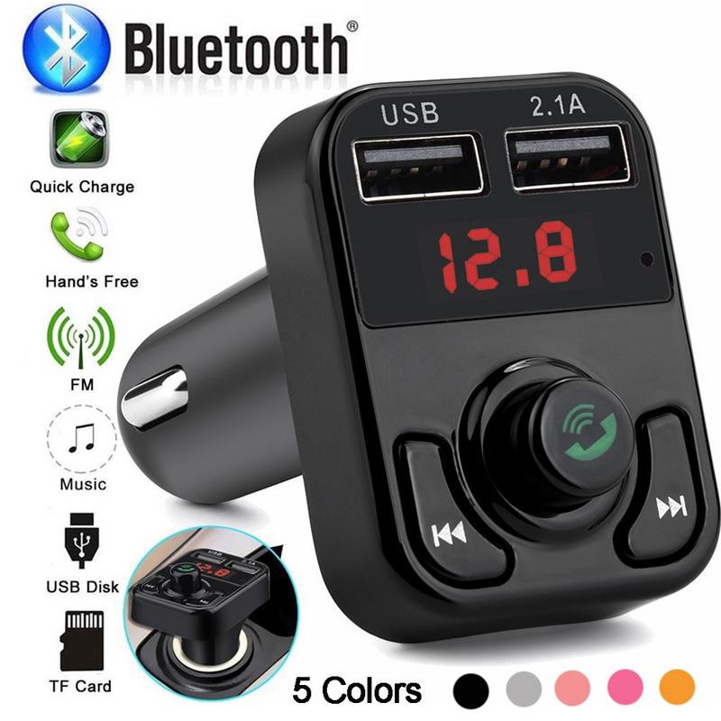 ♛☑❦Thiết bị phát FM B3 Bluetooth USB cho xe hơi