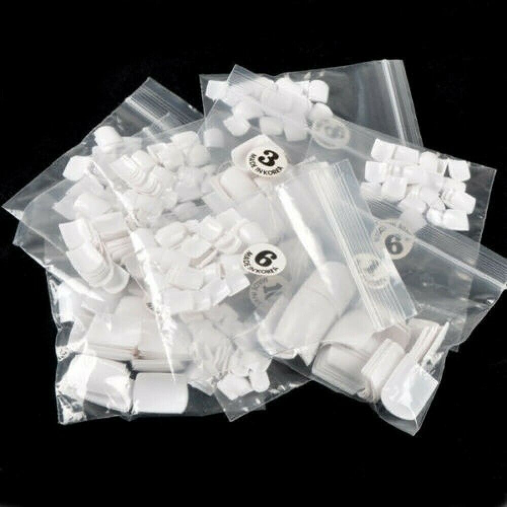 [Hàng mới về] 500 Móng chân giả bằng acrylic nhiều màu sắc thời trang cho nữ diy