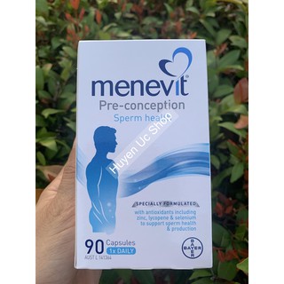 MENEVIT- Vitamin cho nam giới 90 viên của Úc, tăng chất lượng, số lượng tinh trùng - Hiếm muộn