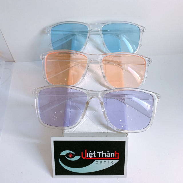 Kính Tây Trong Phom Lớn Mắt Kính Đủ Màu Giá Gốc