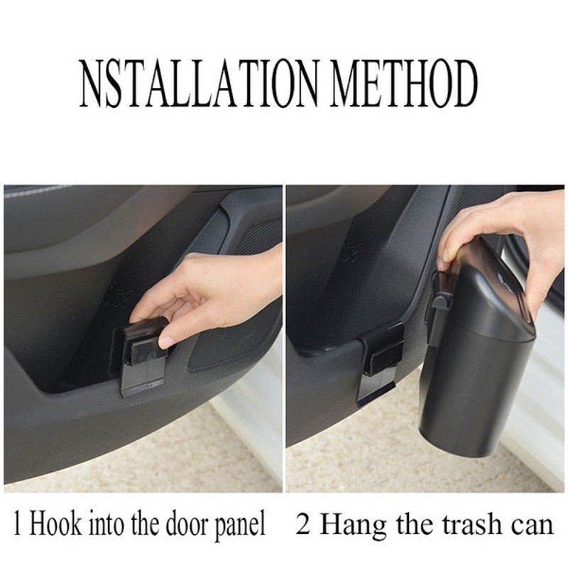 Thùng Rác Nắp Lật Tự Động Cho Xe Hơi