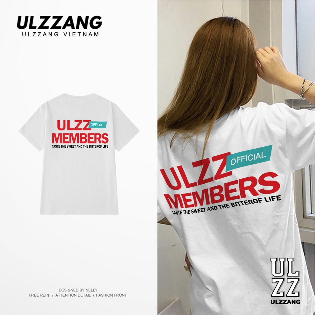 Áo thun nữ tay lỡ form dáng rộng ulzzang member chất liệu cotton premium