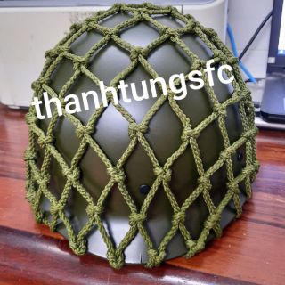 Nón bảo hiểm lính bọc lưới cao cấp