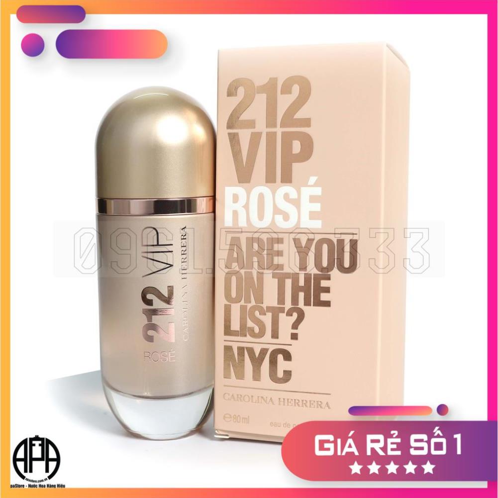 Nước Hoa Nữ 212 Vip Rose Carolina Herrera Chai 10ml