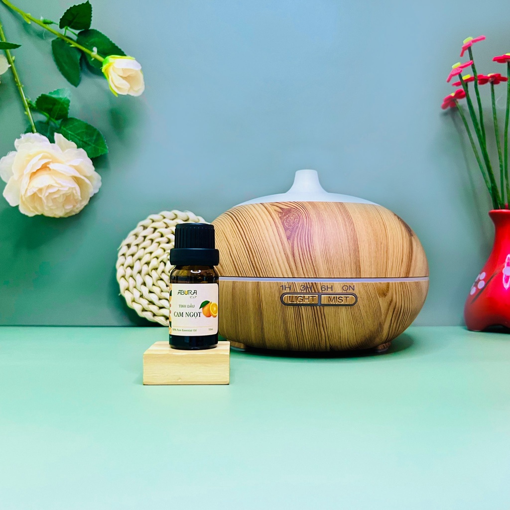 Tinh dầu thiên nhiên Cam Ngọt ABURA 10ml  khuếch tán tinh dầu hương Vỏ Cam nguyên chất thơm phòng xông hương