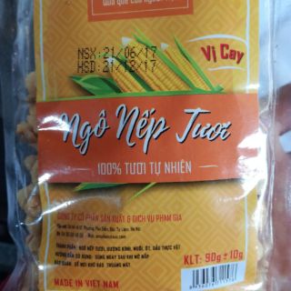 Ngô nếp tươi sấy giòn 100gr