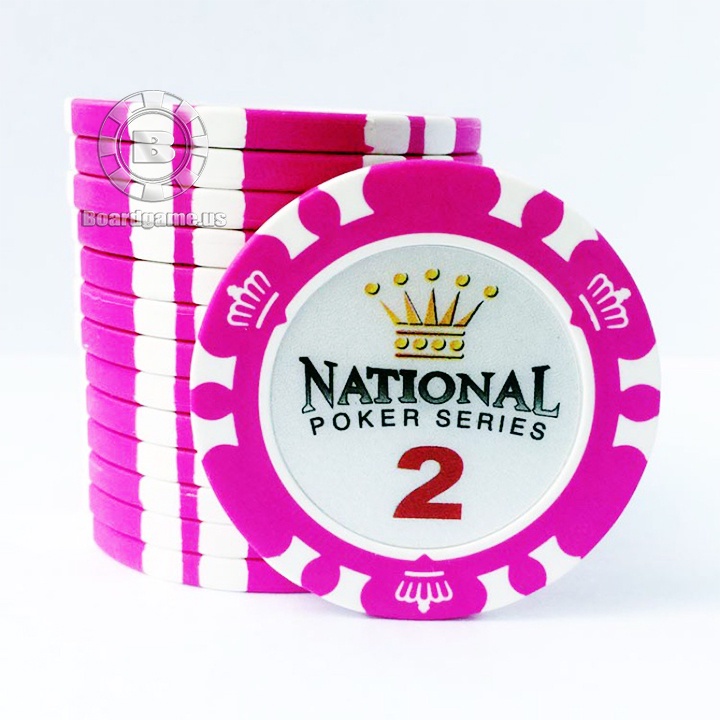Chips poker phỉnh poker lẻ chất liệu Clay cao cấp nhiều mệnh giá tùy chọn
