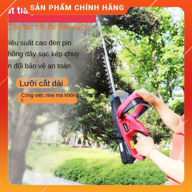 Máy cắt tỉa cành cây, hàng rào , cây cảnh dùng pin KEN máy khỏe siêu nhanh linh hoạt , giải phóng sức lao động