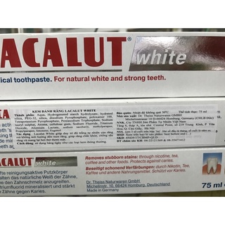 Kem đánh trắng răng Lacalut white