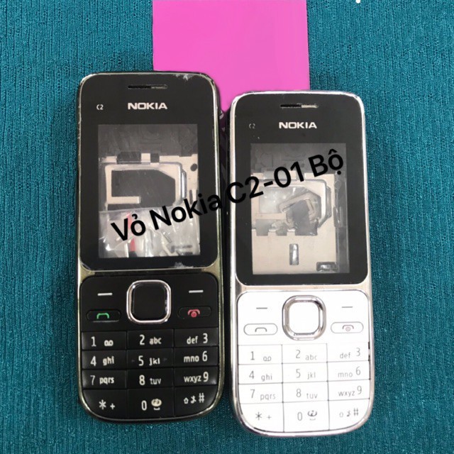 Vỏ điện thoại Nokia C2-01 có sườn có phím