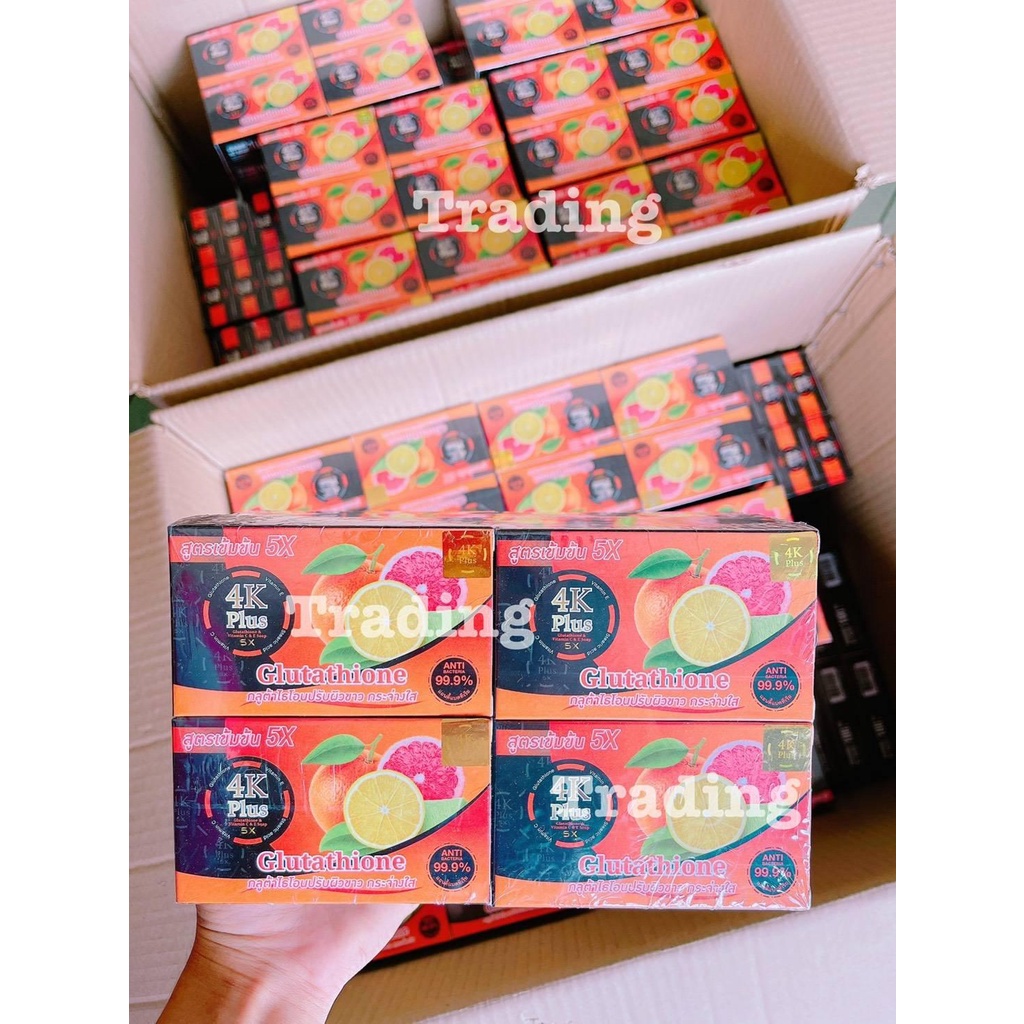 Xà Phòng Trắng Da 4K Plus 5X Vitamin C & E Soap 100g