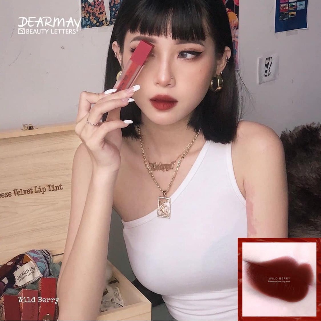 Son Kem Lì, Mịn Mượt Như Nhung DEARMAY Breeze Velvet Lip Tint