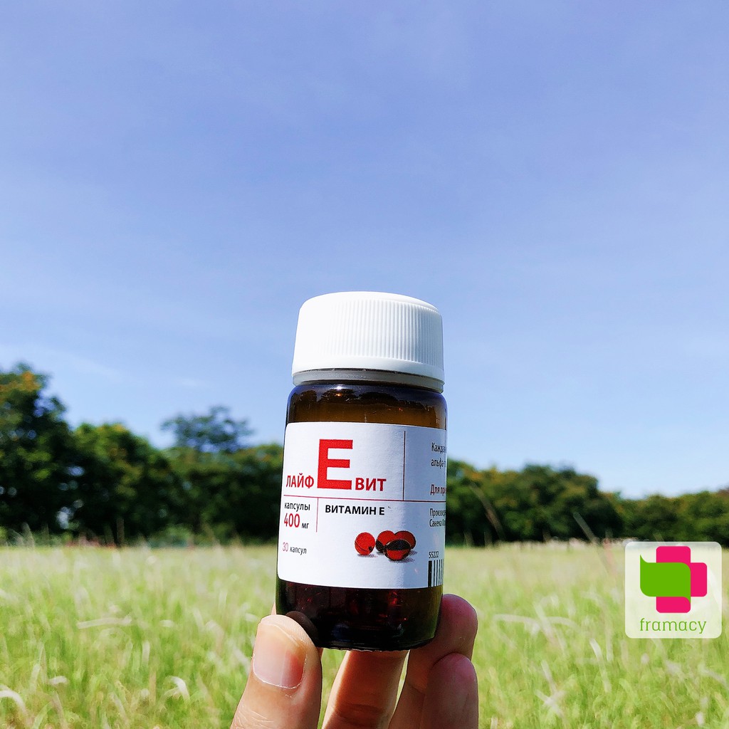 E đỏ Nga, vitamin E đỏ Zentiva 400mg, 30 viên - Xuất xứ Nga | BigBuy360 - bigbuy360.vn