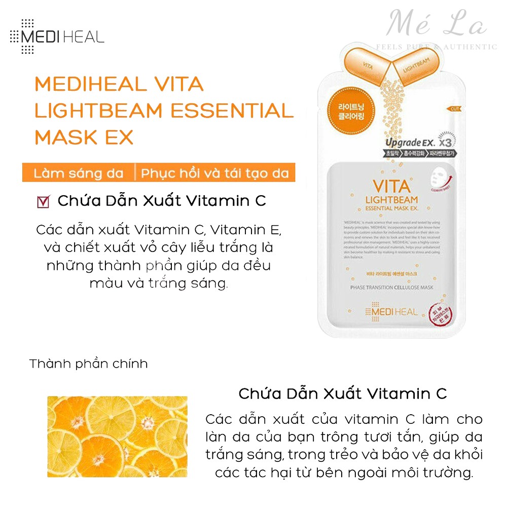 ✅[CHÍNH HÃNG] Mặt Nạ Mediheal Dưỡng Trắng Da, Giảm Mụn, Tái Tạo, Phục Hồi Da