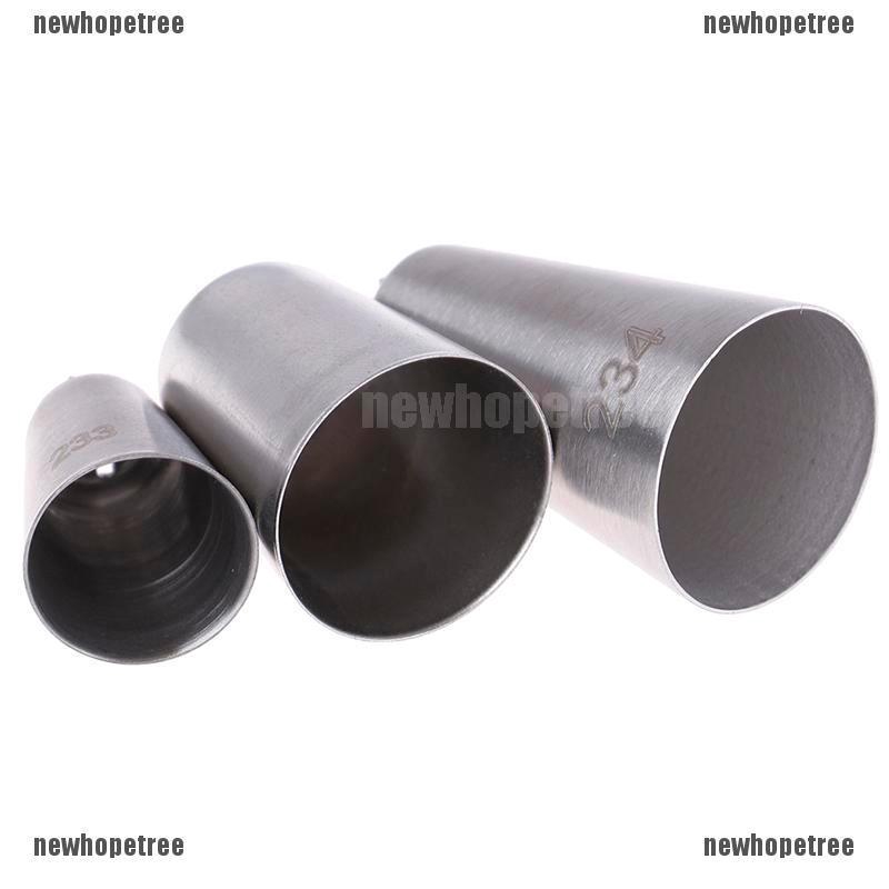 Bộ 1/3 đầu bắt bông kem trang trí chất liệu thép không gỉ