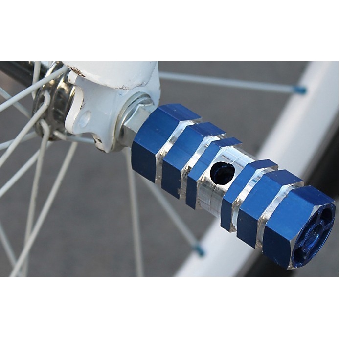 1 cặp gác chân trước và sau bằng hợp kim cho xe đạp BMX