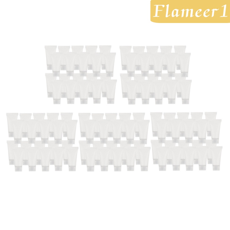 Set 100 Tuýp Nhựa Rỗng Mini 5ml Đựng Mỹ Phẩm Tiện Dụng