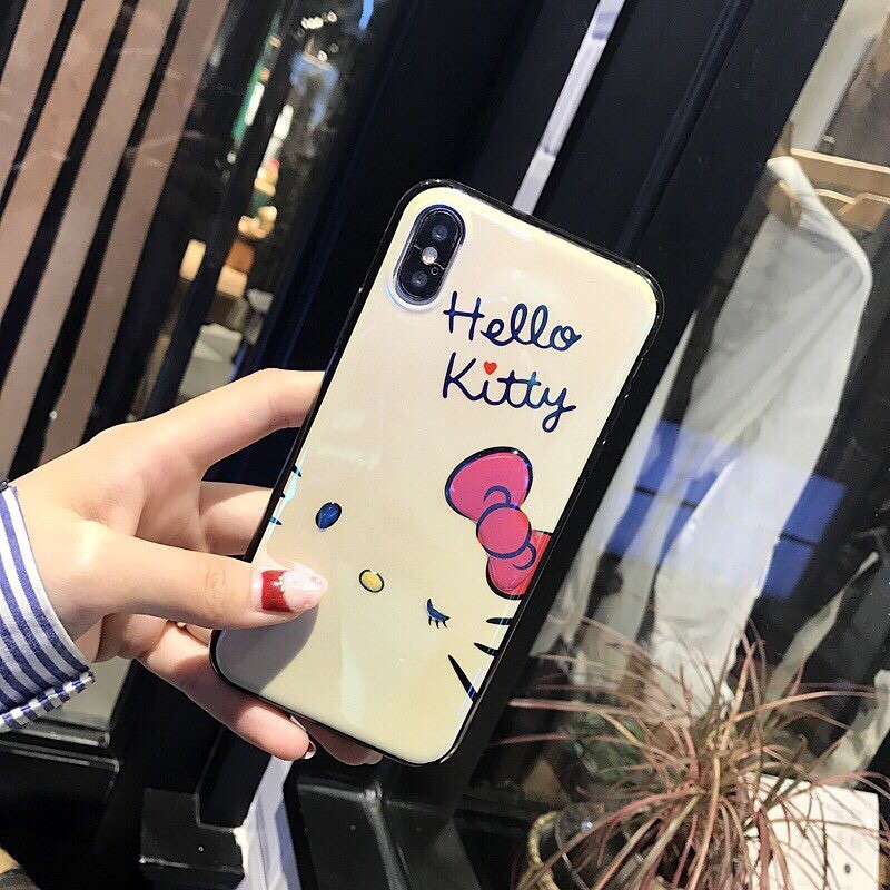 Ốp ip hello kitty trắng
