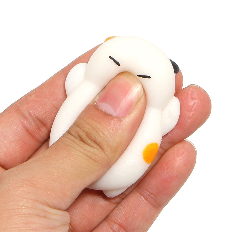 Hot 1Pcs Squishy Toy Mini Cat Squishy Mochi Soft Quishy Stress Relief Animal Toys ICE