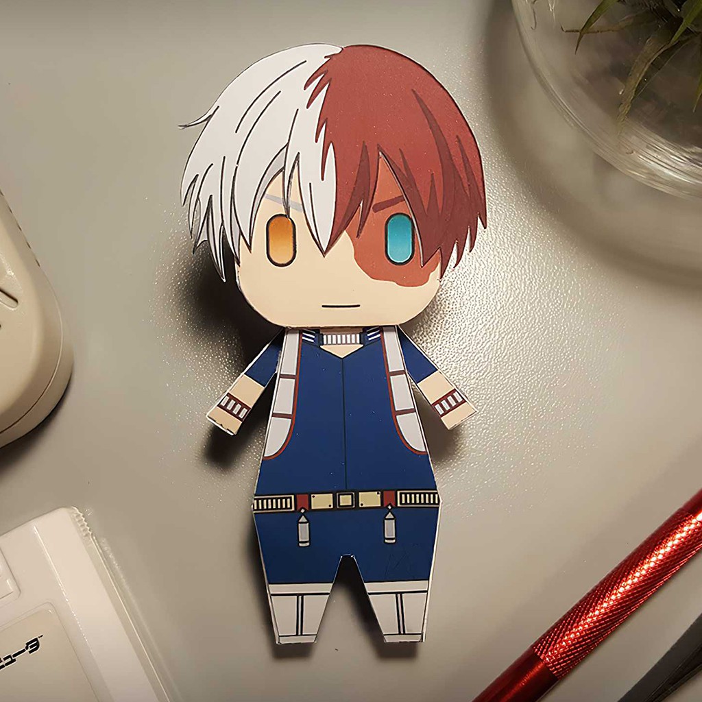 Mô hình giấy Anime Chibi Shoto Todoroki ver 3 – My Hero Academia